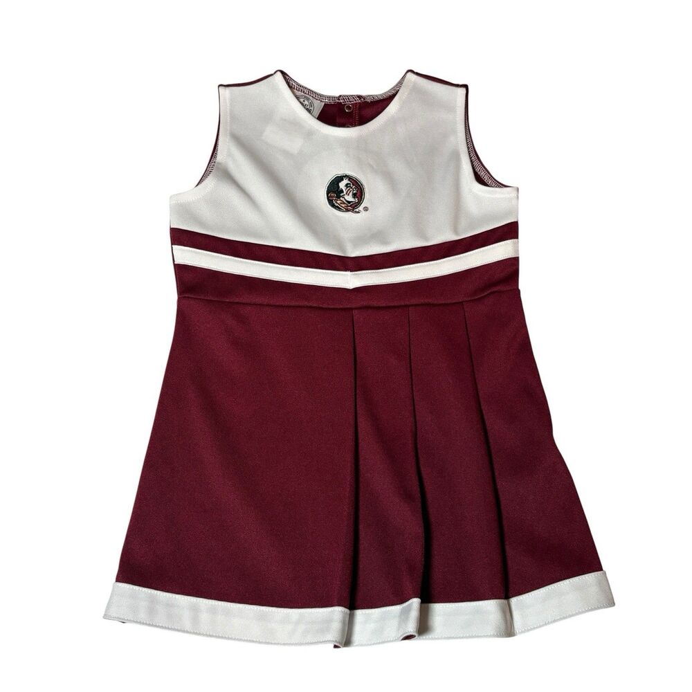 Florida State Seminoles Cheer Dress Girls 4T Garnet White Rivalry Threads